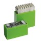 Zestaw liter uderzeniowych DIN 1451 wysokość pisma 4 mm KUKKO kod produktu: 4246006056 - 2